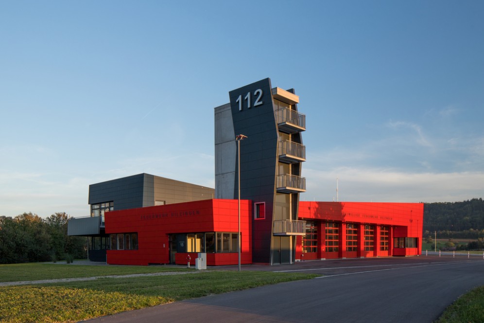 Rettungszentrums in der Gemeinde Hilzinge