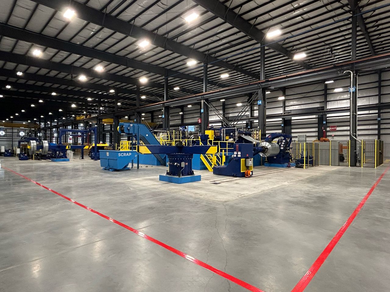Neues Service-Center von thyssenkrupp Materials NA in Sinton, Texas