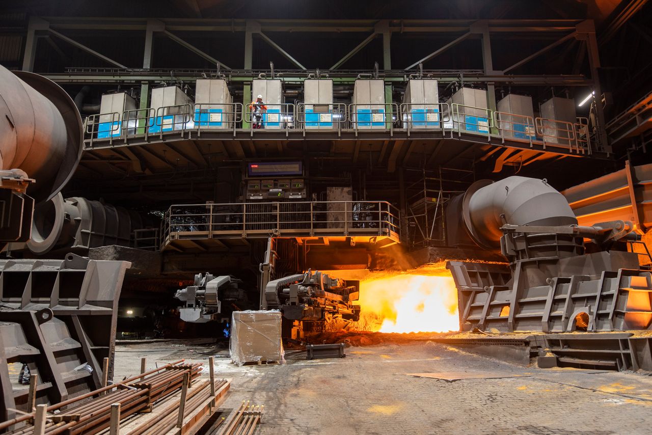 Hochofen Schwelgern 1 bei thyssenkrupp Steel in Duisburg