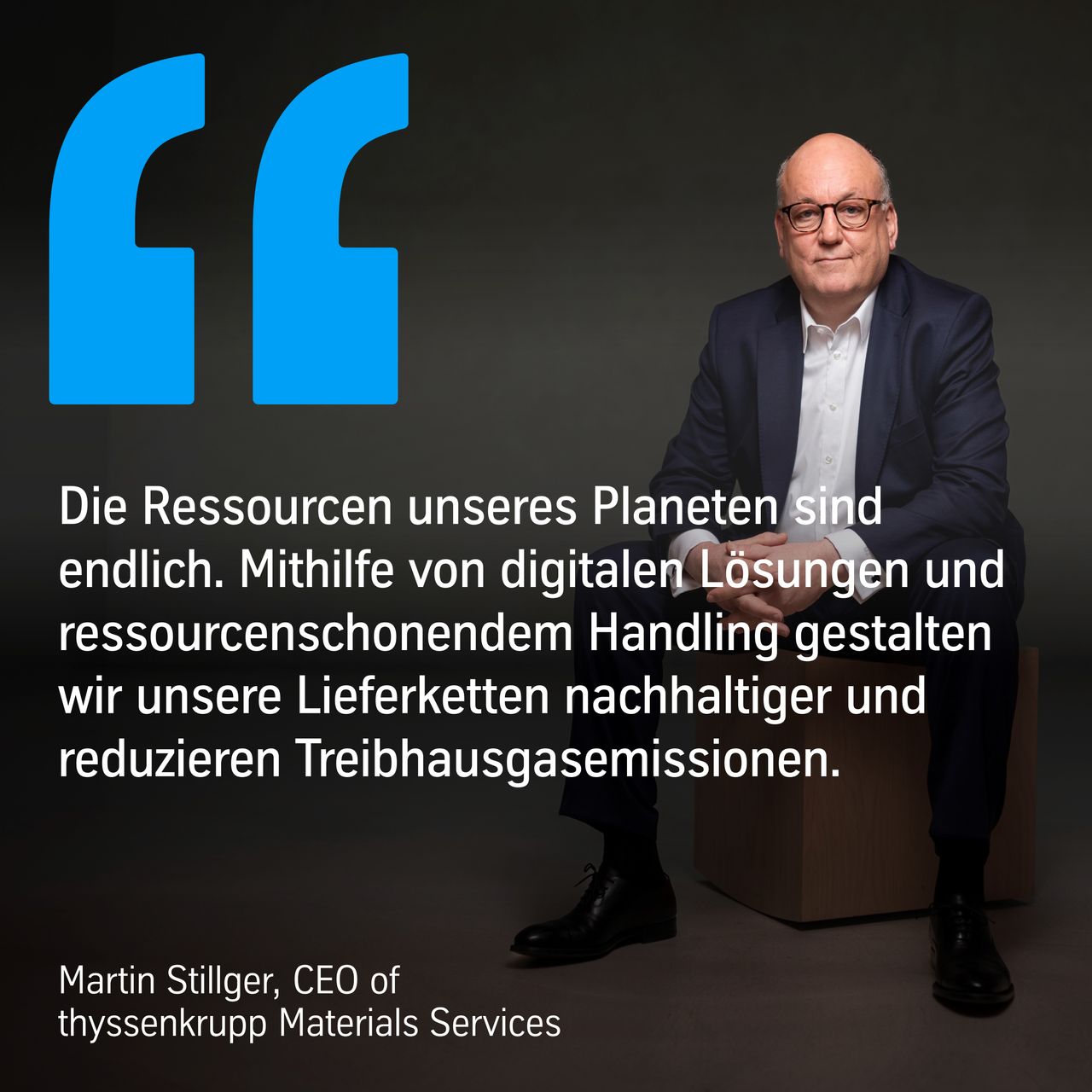 Statement Martin Stillger (c) thyssenkrupp Materials Services