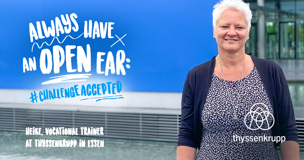  Heike, trainer at thyssenkrupp in Essen