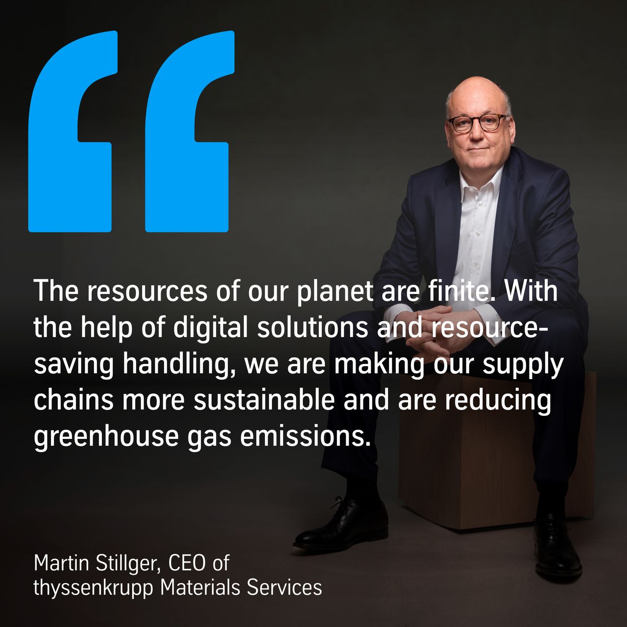 Statement Martin Stillger (c) thyssenkrupp Materials Services
