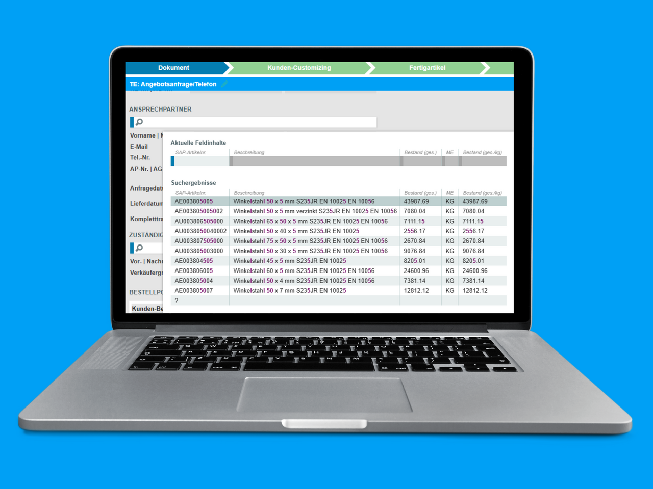 Smart search for a faster product matching: thyssenkrupp Schulte uses in-house developed AI solution to create quotations