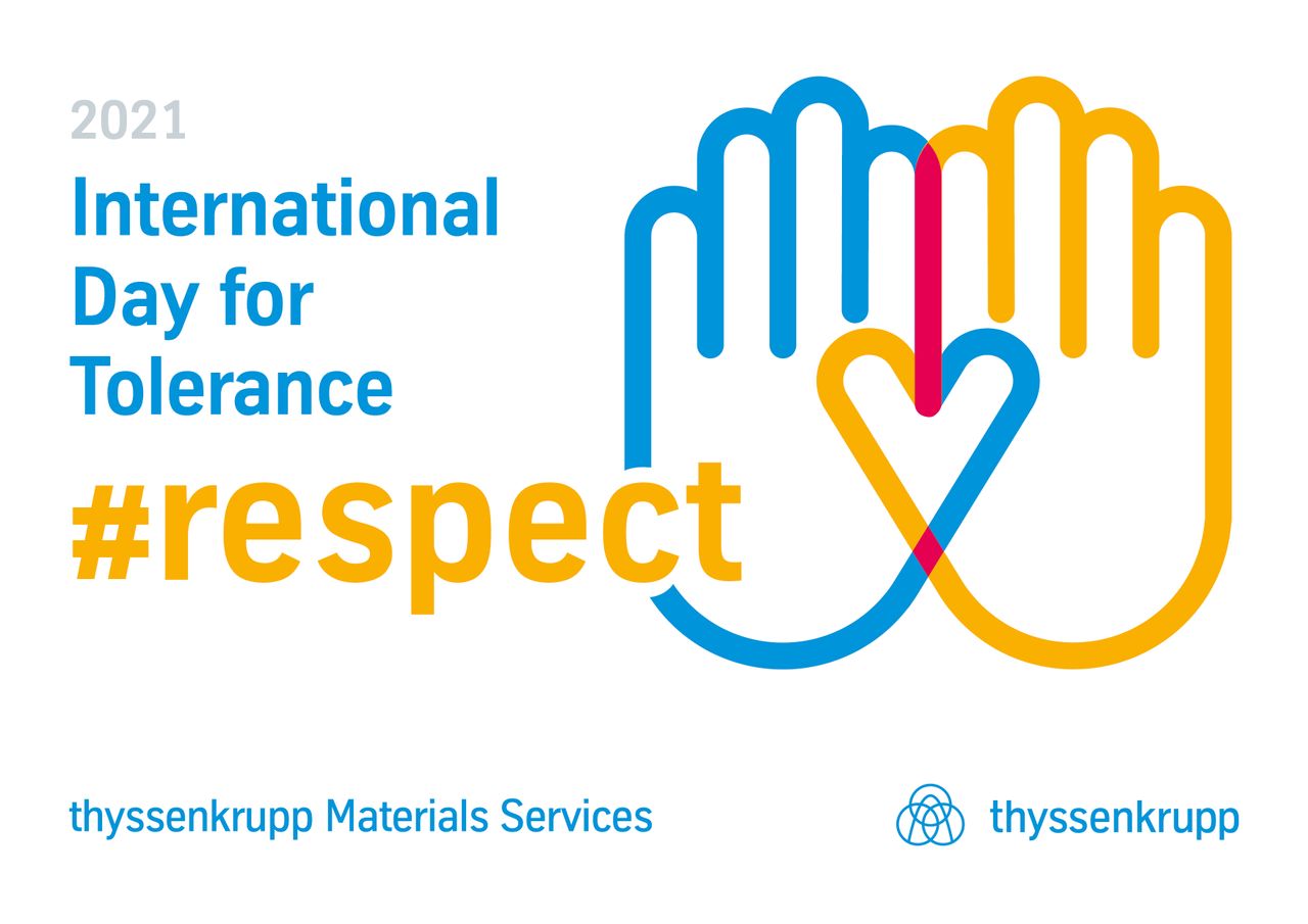 International Day for Tolerance (c) thyssenkrupp Materials Services
